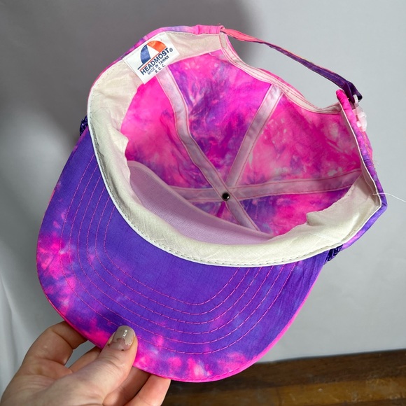 Vintage SnapBack cap Hoover Dam neon tie dye Trucker Hat - Picture 6 of 10